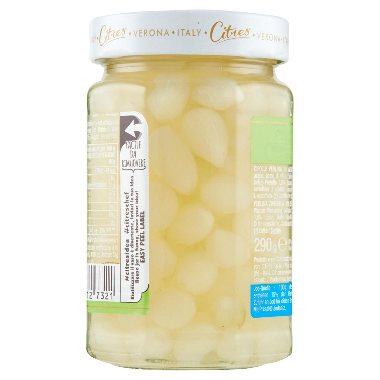 Cipolle mini perline agrodolce citrex 290 g sgocc. 160 g - Immagine 21