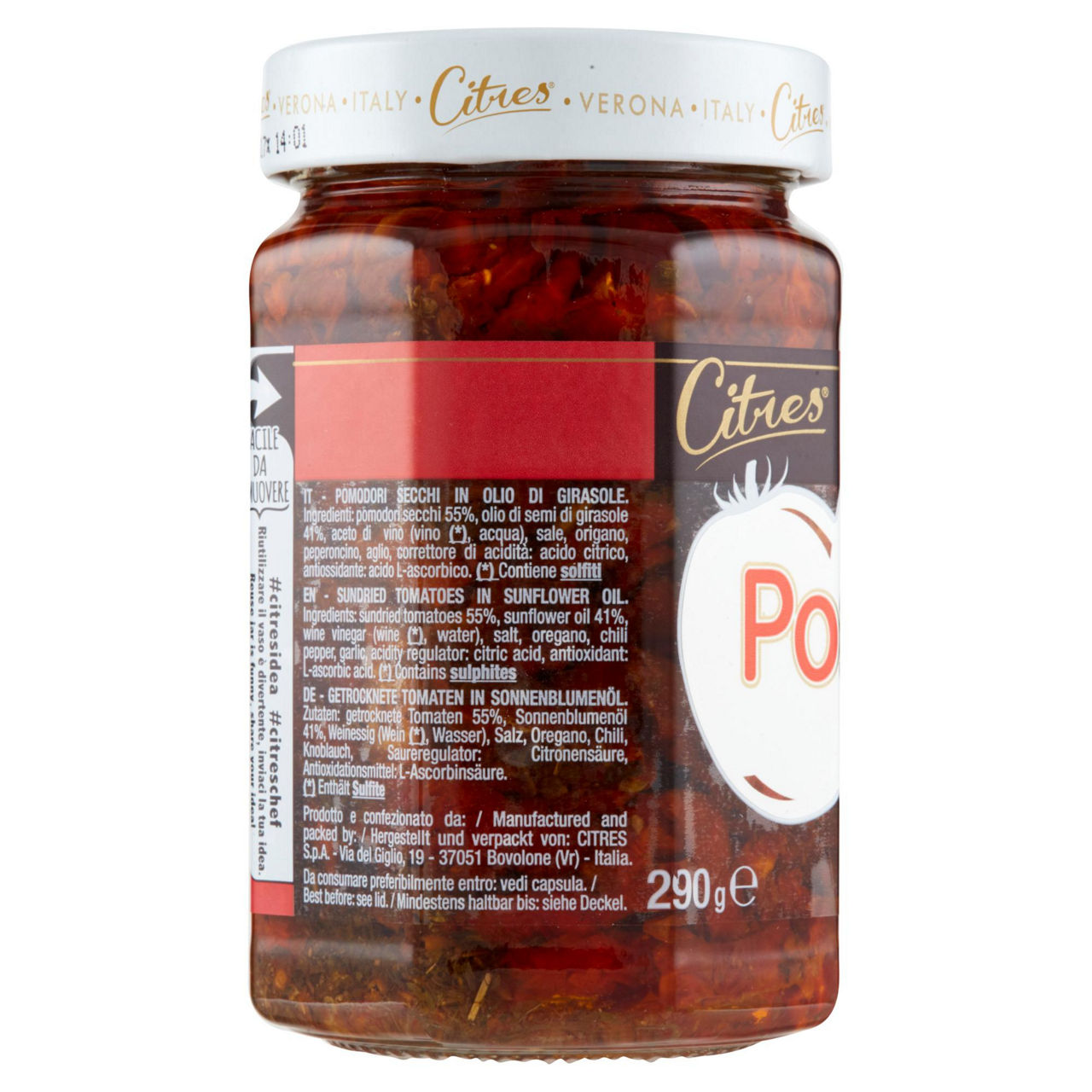 Pomodori secchi a filetti  olio   citres  290 gr - Immagine 51
