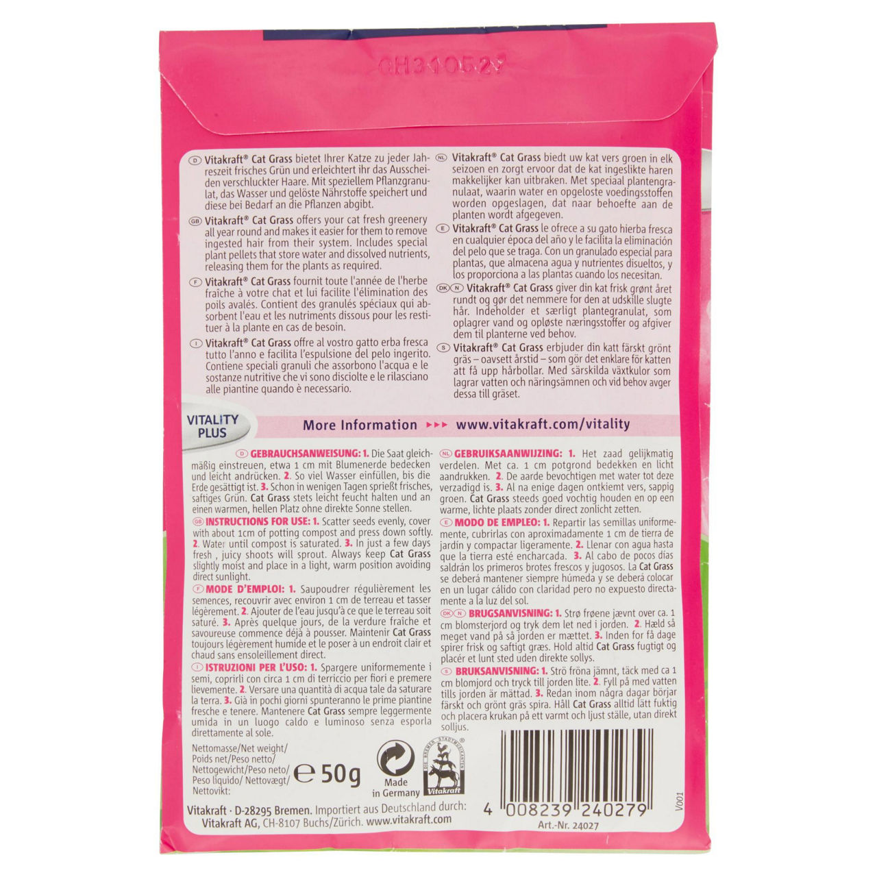 Vitakraft cat-gras ricarica 50 gr - Immagine 41
