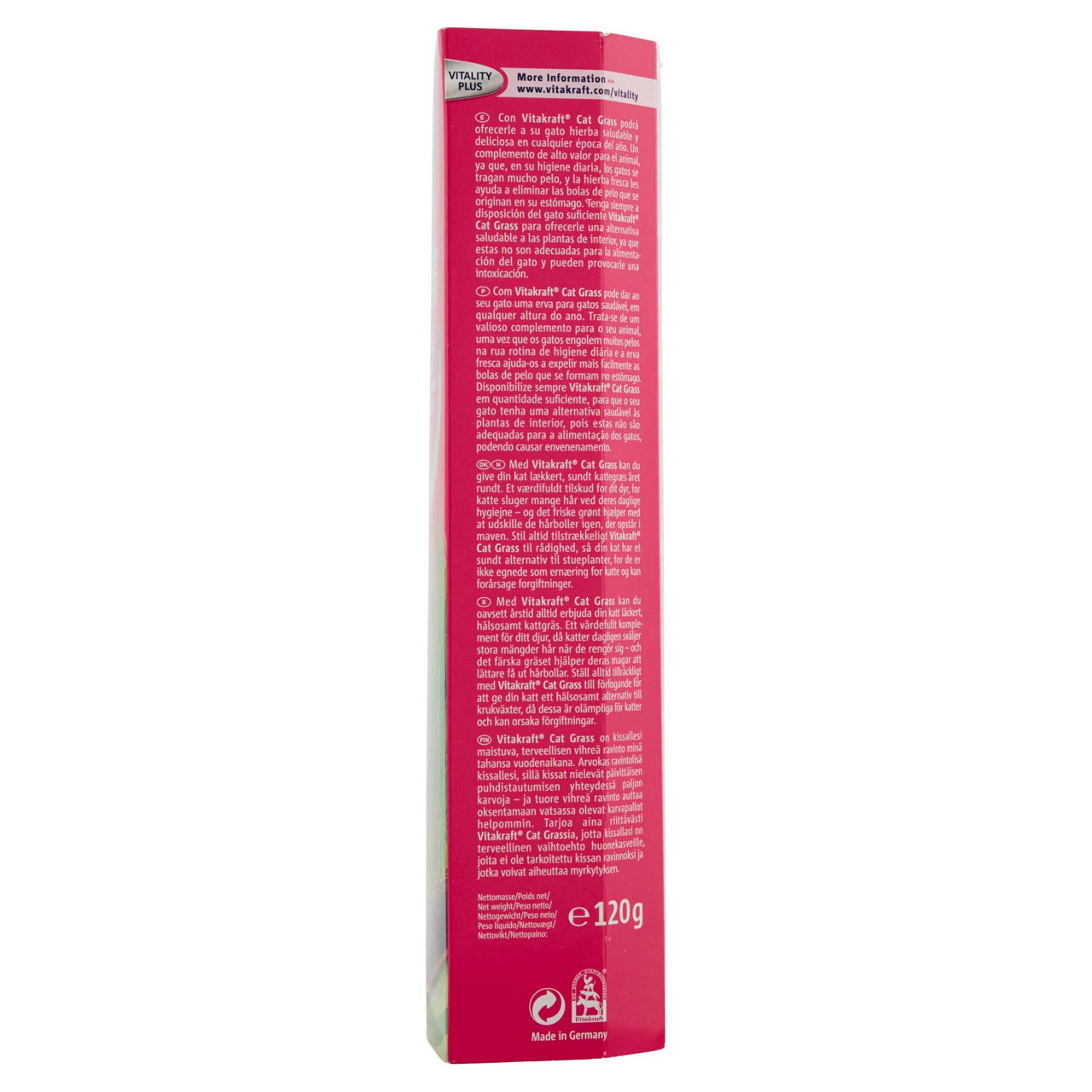 Vaschetta erba micio cat grass vitakraft gr.120 - Immagine 41