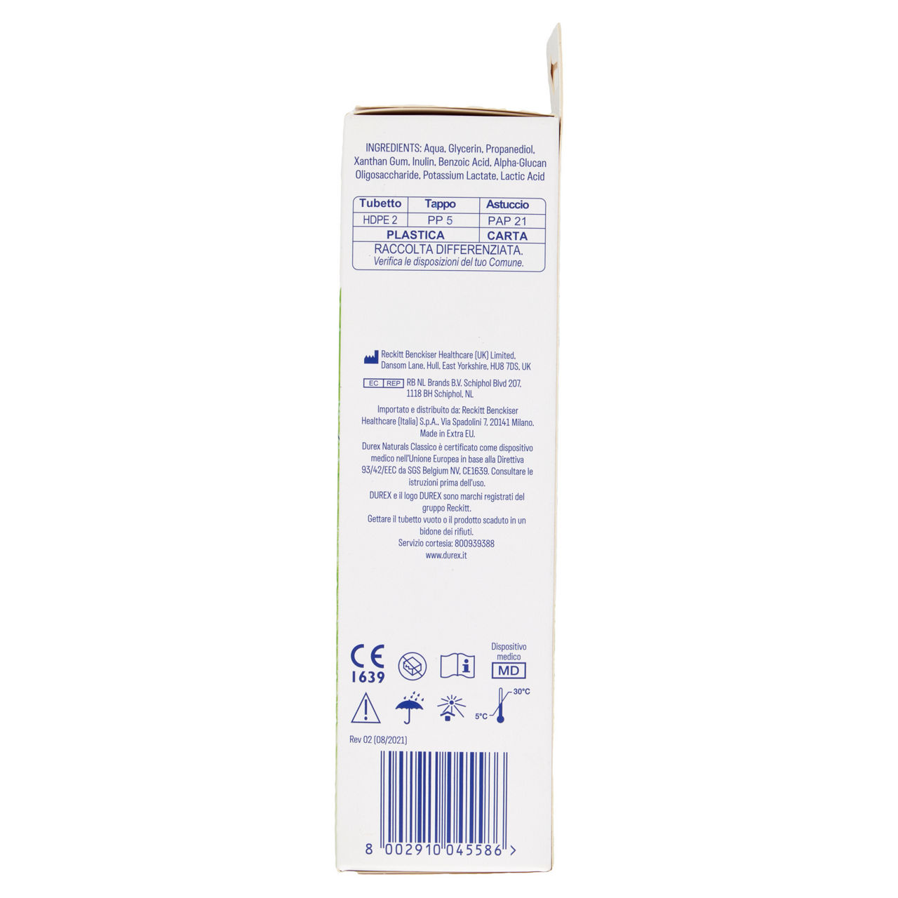 Gel lubrificante durex naturals intimate ml. 100 - Immagine 41