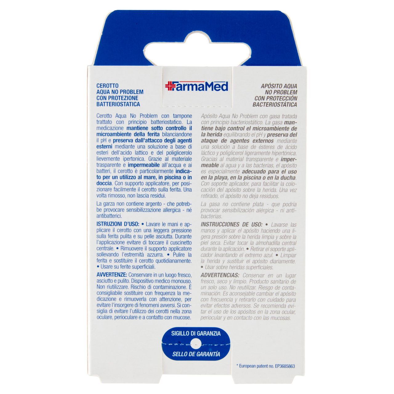 Cerotti farmamed abatox trasparenti acqua no problem 2 formati pz. 10 - Immagine 51
