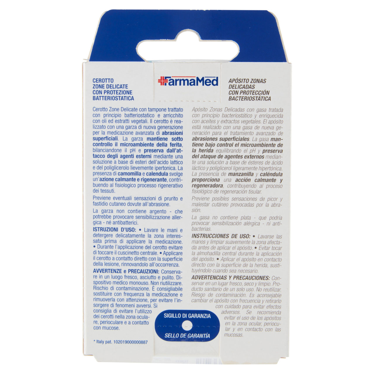 Cerotti farmamed abatox+neoactive lenitivi zone delicate 2 formati pz. 12 - Immagine 11