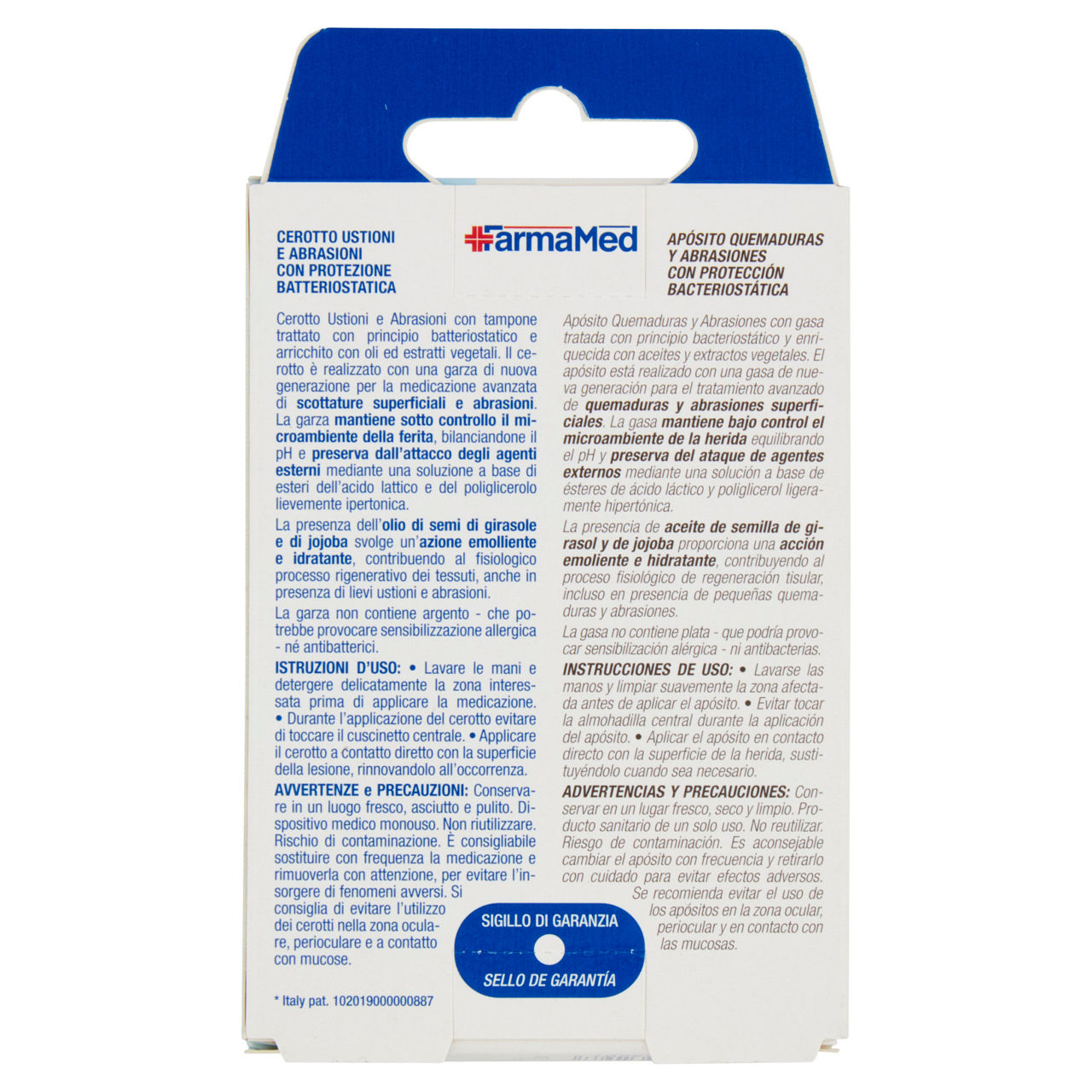 Cerotti farmamed abatox+neoactive ustioni e abrasioni imperm. 2 form. pz. 12 - Immagine 31