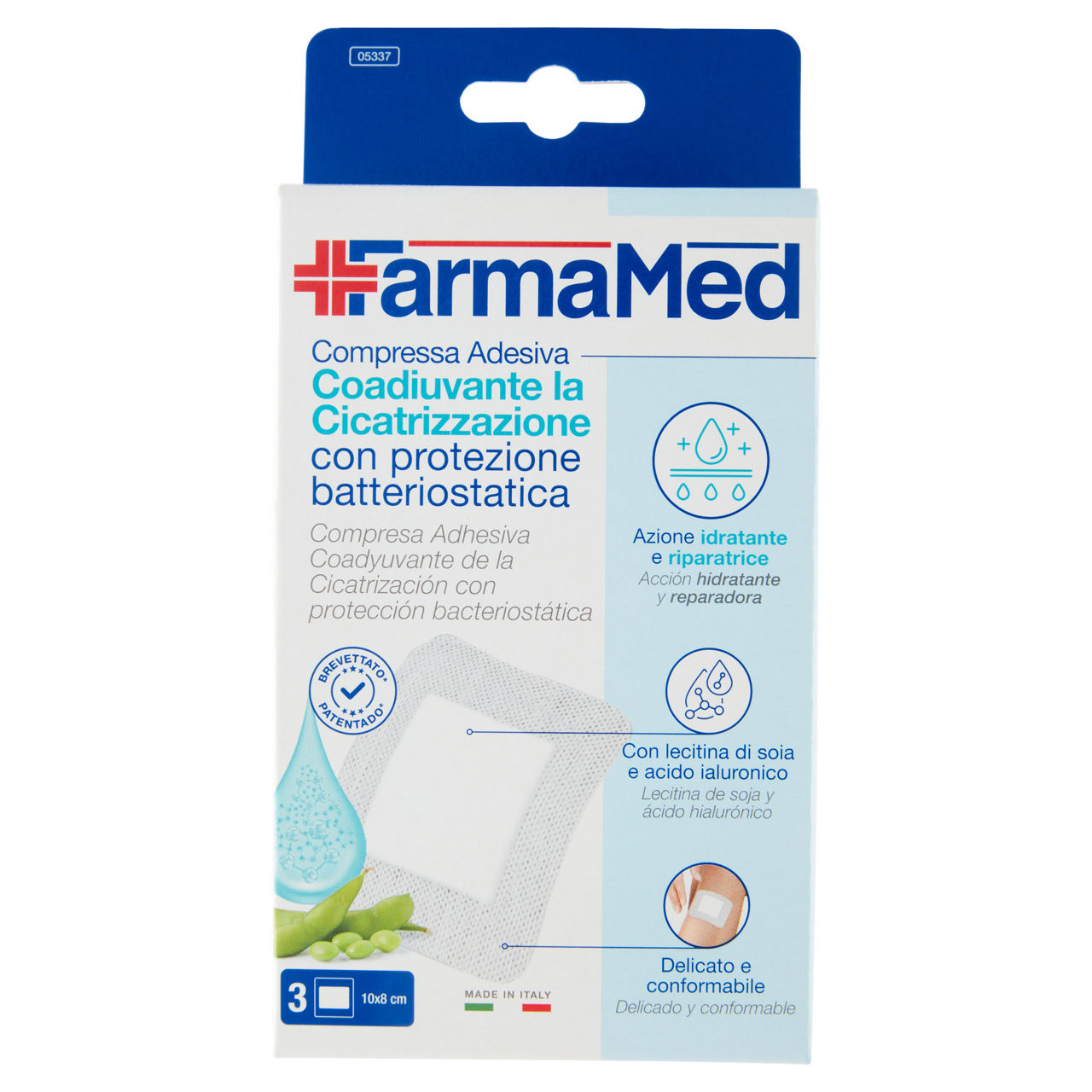 Compresse farmamed abatox+neoactive cicatrizzanti 1 formato pz. 3