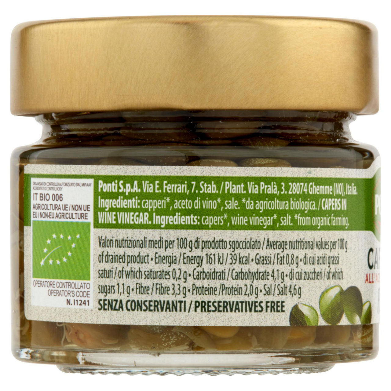 Capperi sottaceto bio ponti g 95 sgocc. g 55 - Immagine 31