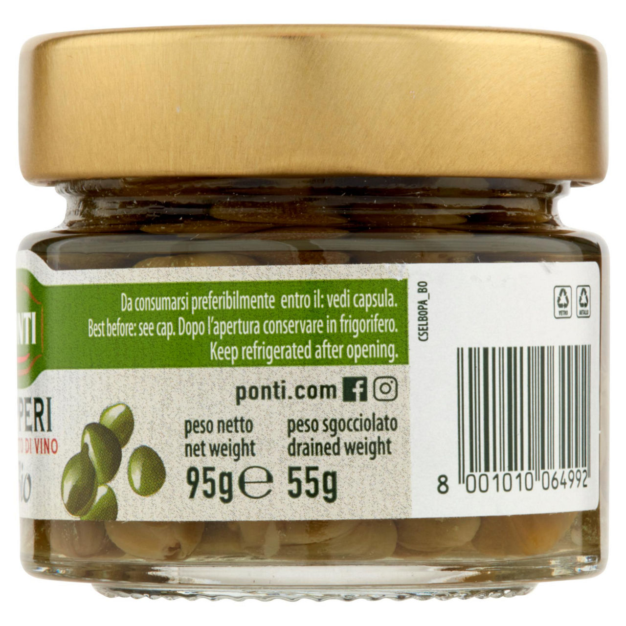 Capperi sottaceto bio ponti g 95 sgocc. g 55 - Immagine 51