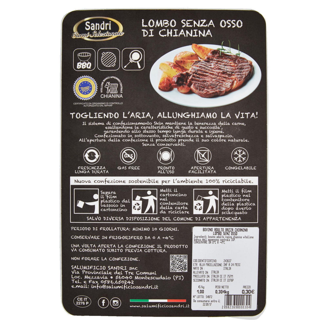 Bistecca di Chianina IGP disossata - Immagine 51