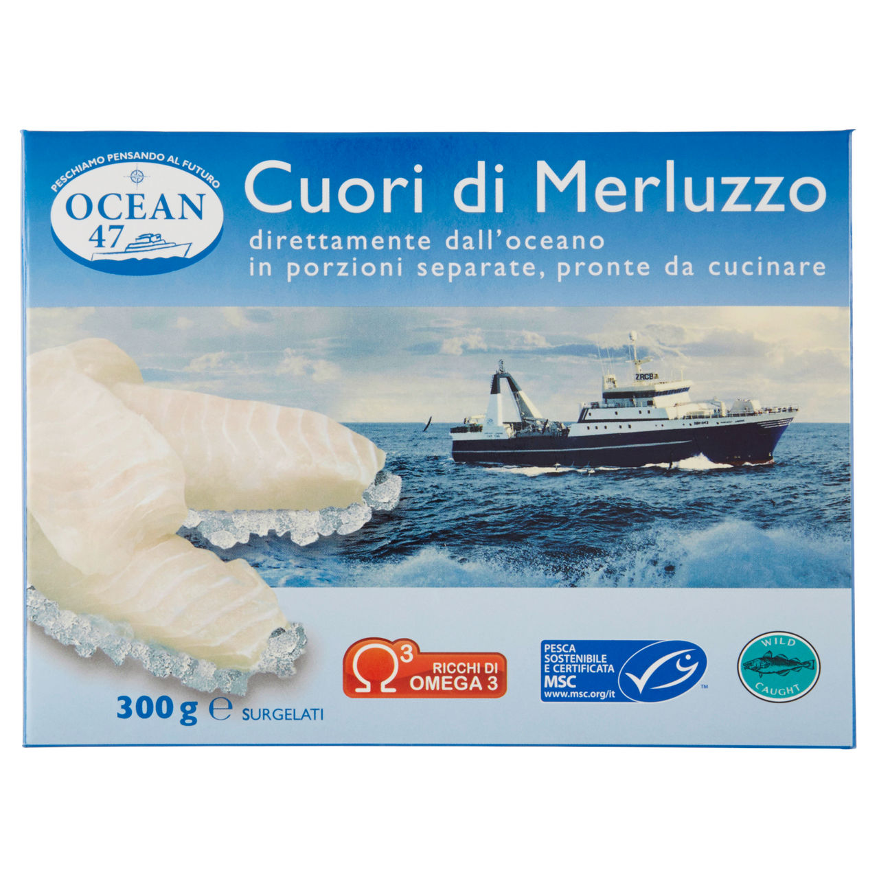 Cuori di merluzzo Sudafricano surgelati 300 gr