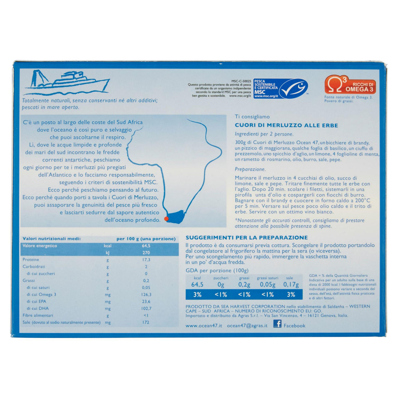 Cuori di merluzzo Sudafricano surgelati 300 gr - Immagine 21