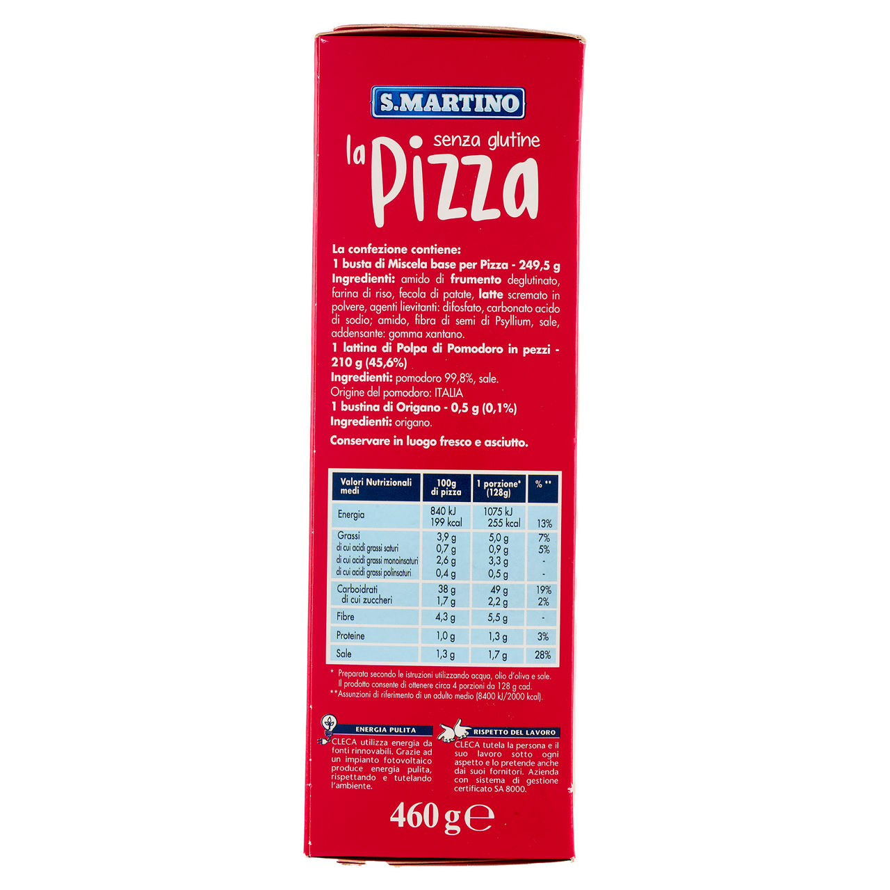 Preparato per pizza istantanea senza glutine 460 gr - Immagine 21