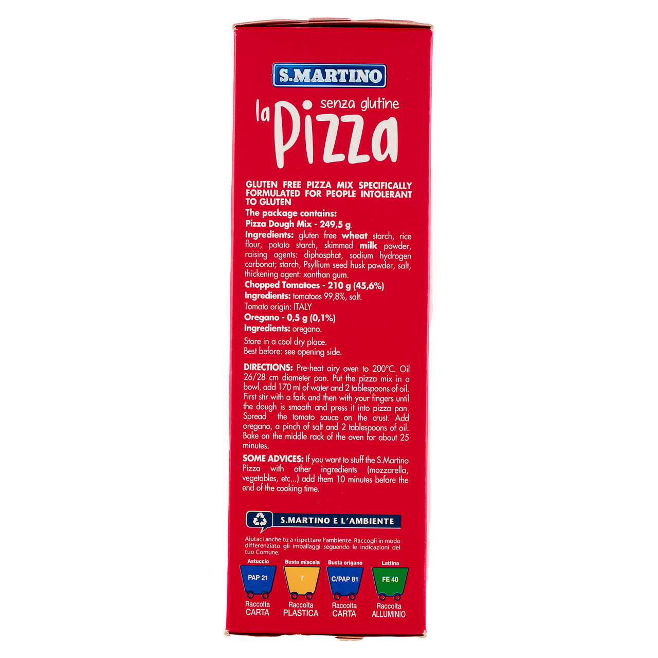 Preparato per pizza istantanea senza glutine 460 gr - Immagine 41