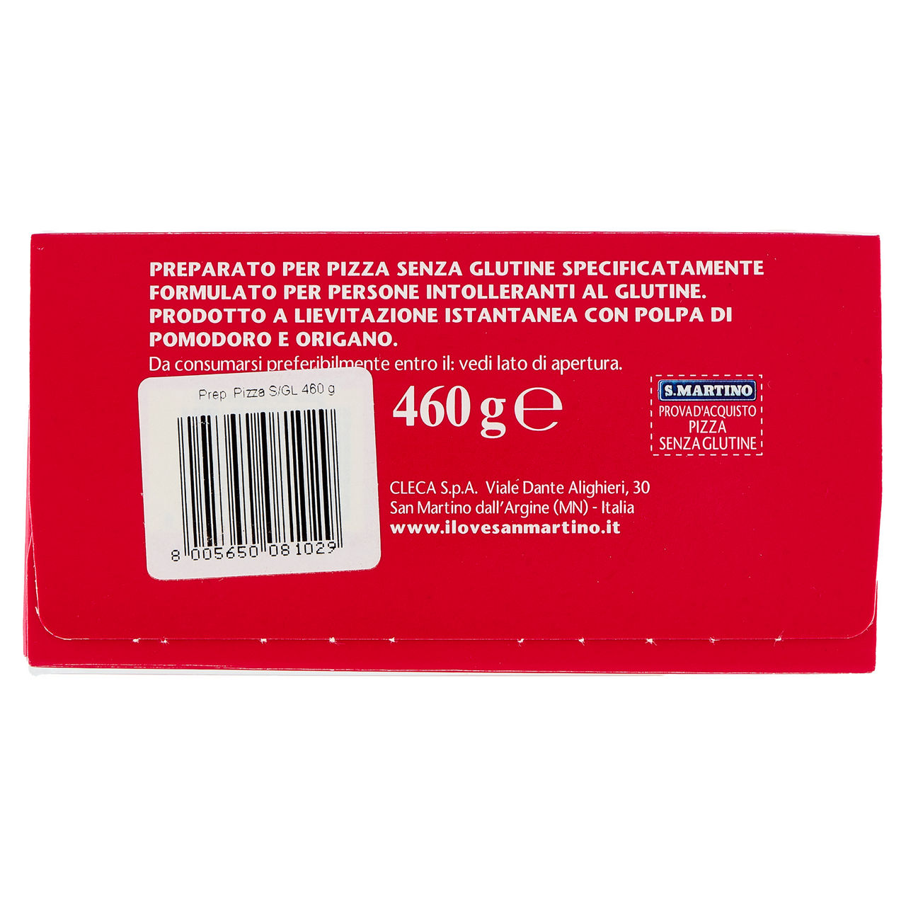 Preparato per pizza istantanea senza glutine 460 gr - Immagine 51
