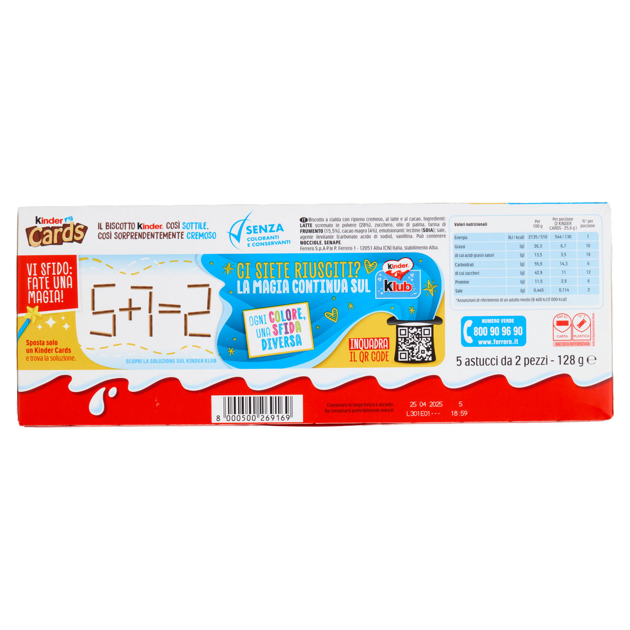 Biscotti a cialda con ripieno cremoso latte e cacao 128 gr - Immagine 31