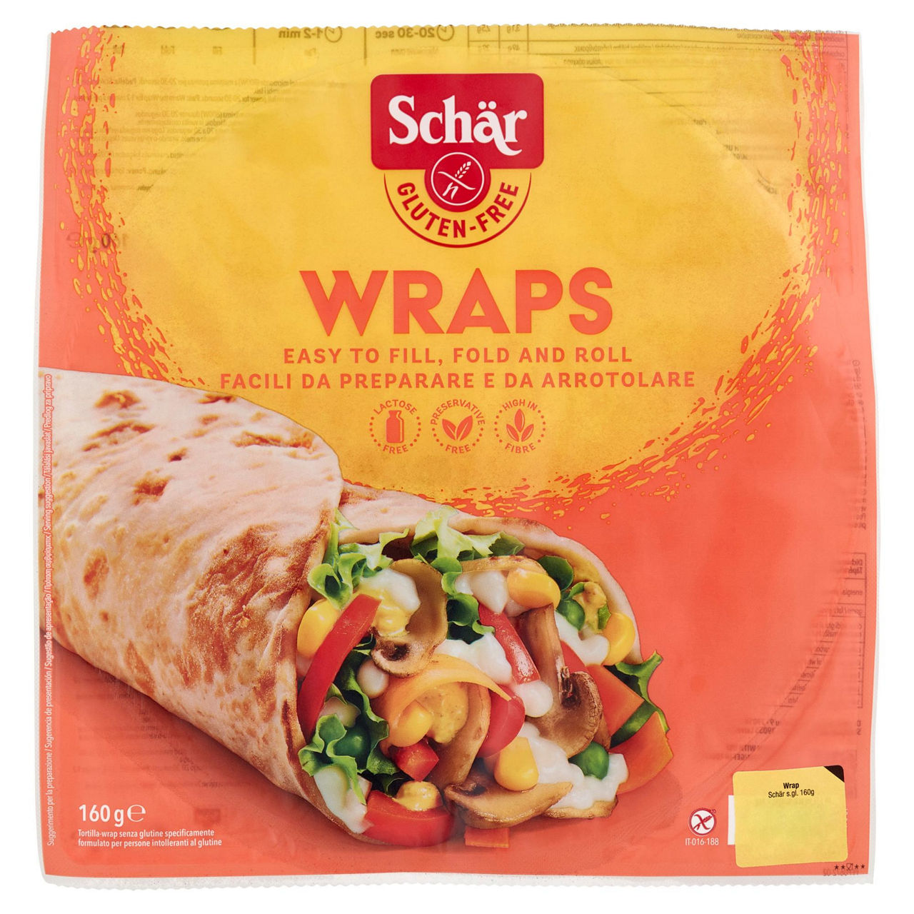 Tortilla wraps senza glutine 160 gr - Immagine 01