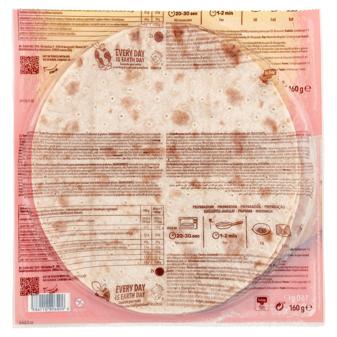 Tortilla wraps senza glutine 160 gr - Immagine 21