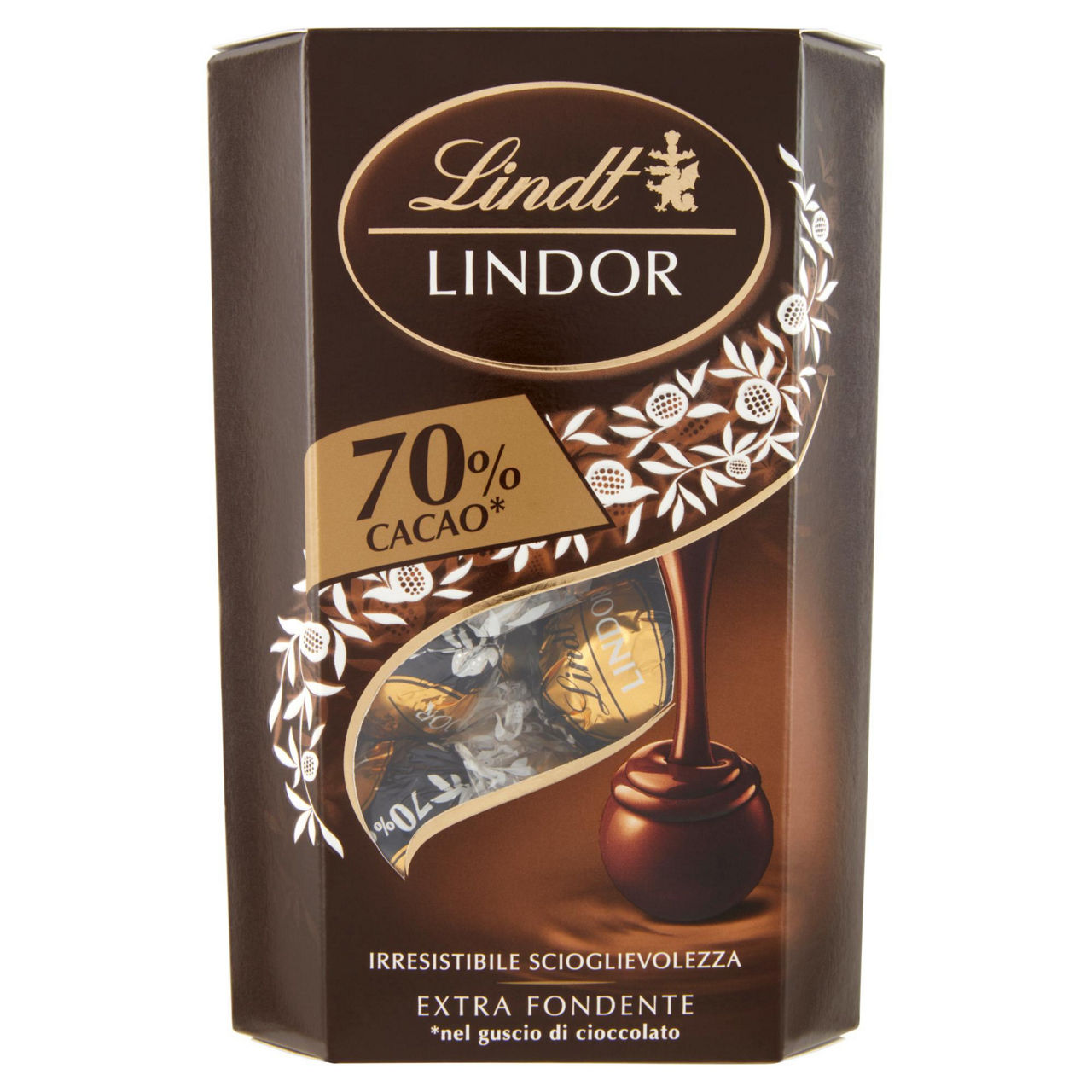 Cornet extra fondente 70% cacao lindt g 200 - Immagine 01