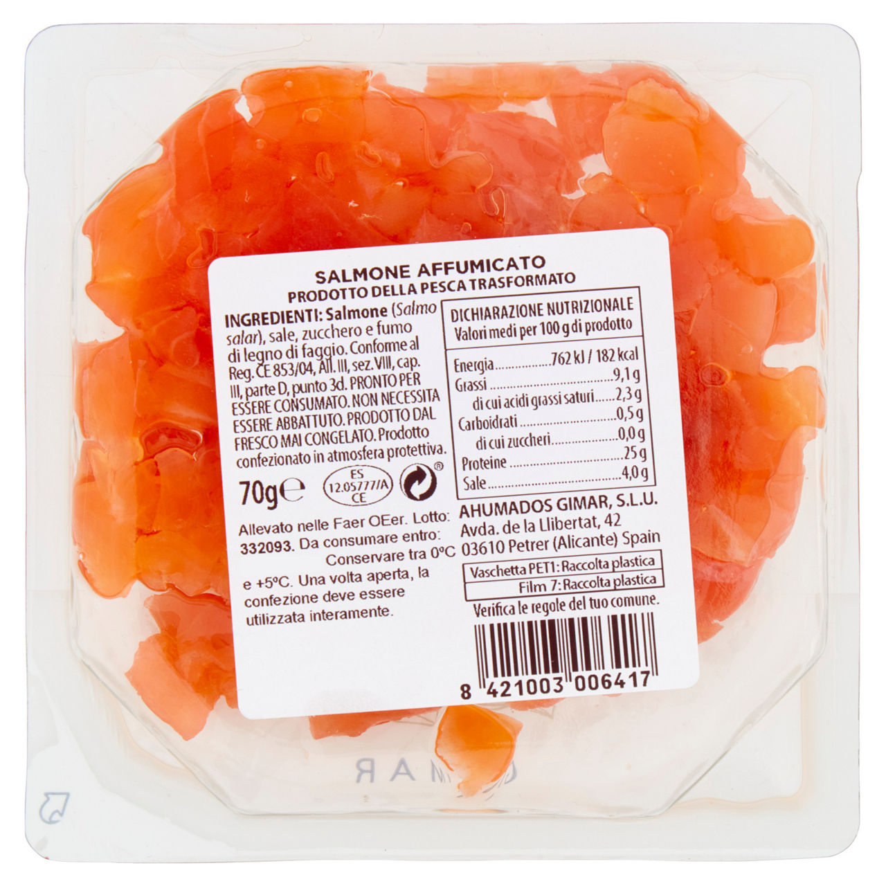 Salmone affumicato a cubetti 70 gr - Immagine 41