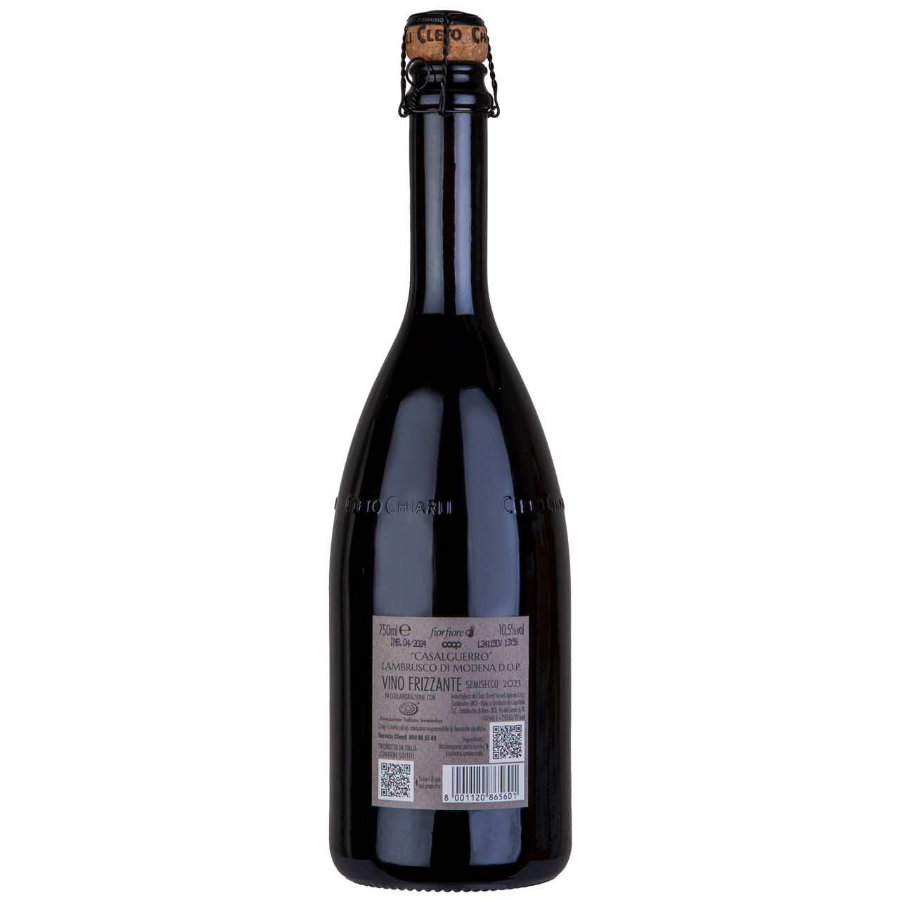 Vino rosso "Casalguerro” Lambrusco di Modena DOP semisecco 750 ml - Immagine 11