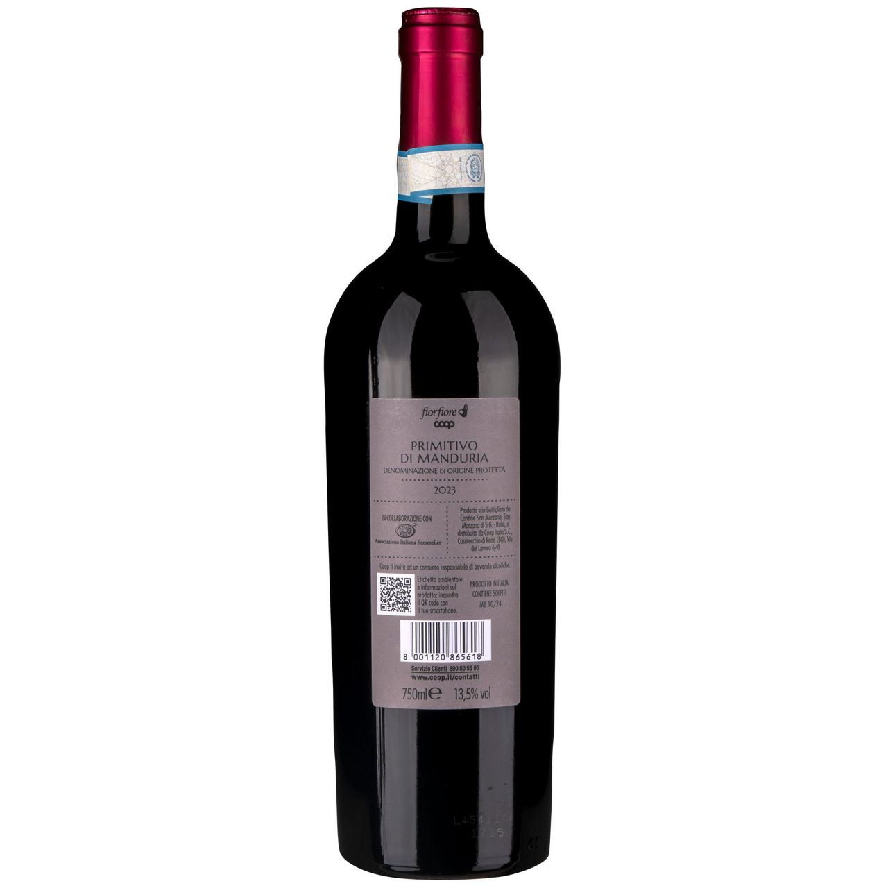 Vino rosso Primitivo di Manduria DOP 750 ml - Immagine 11