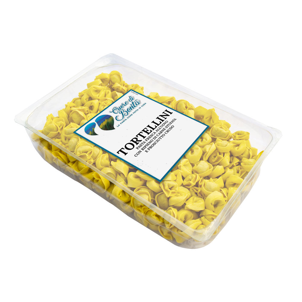 Tortellini con carne stufata e prosciutto crudo 1 kg - Immagine 01