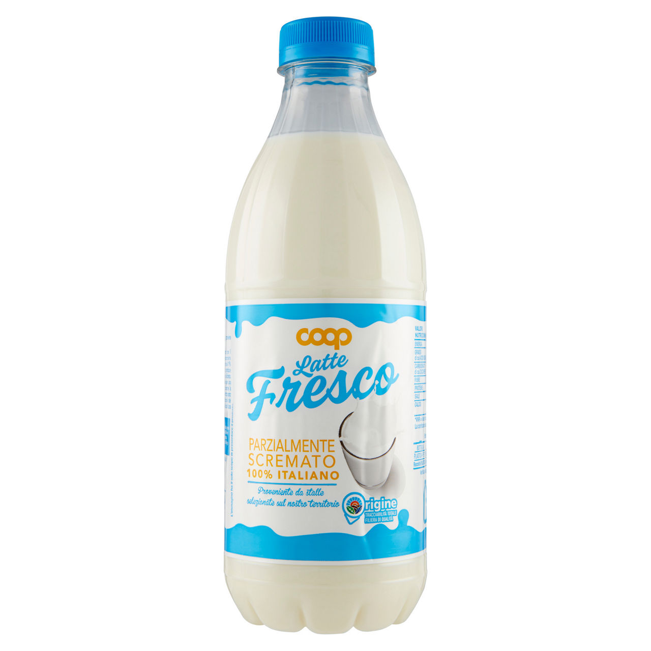 Latte fresco parzialmente scremato 1 lt - Immagine 01