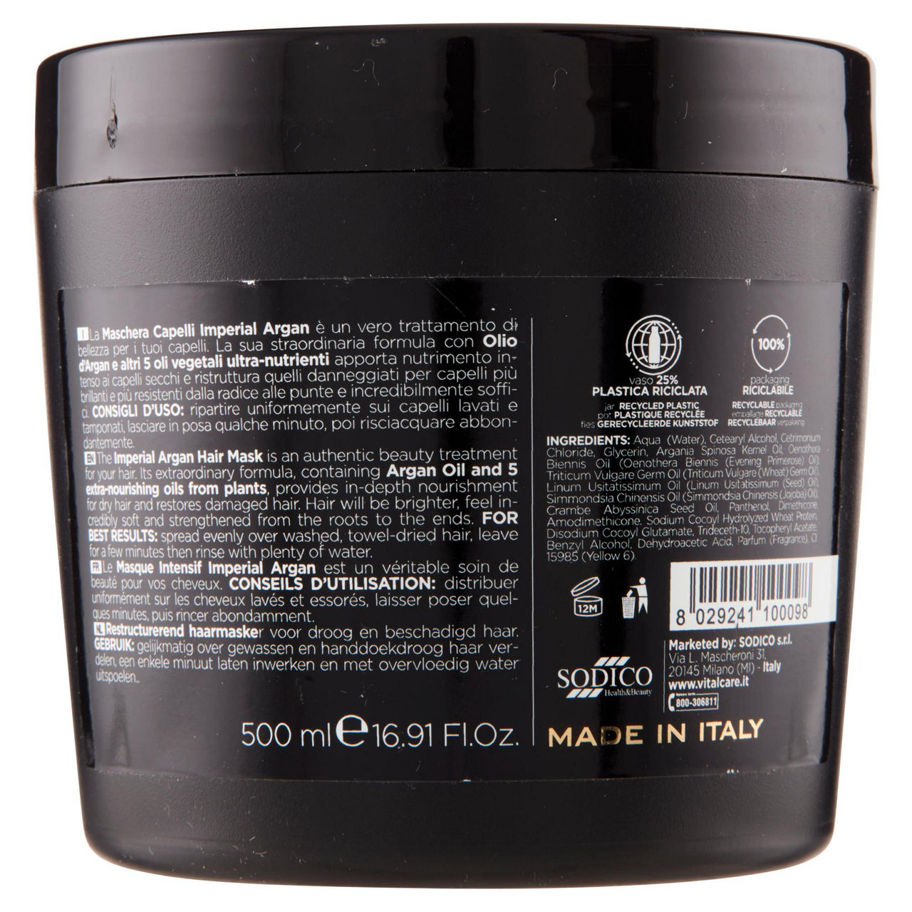 Maschera per capelli Imperial Argan ristrutturante 500 ml - Immagine 31