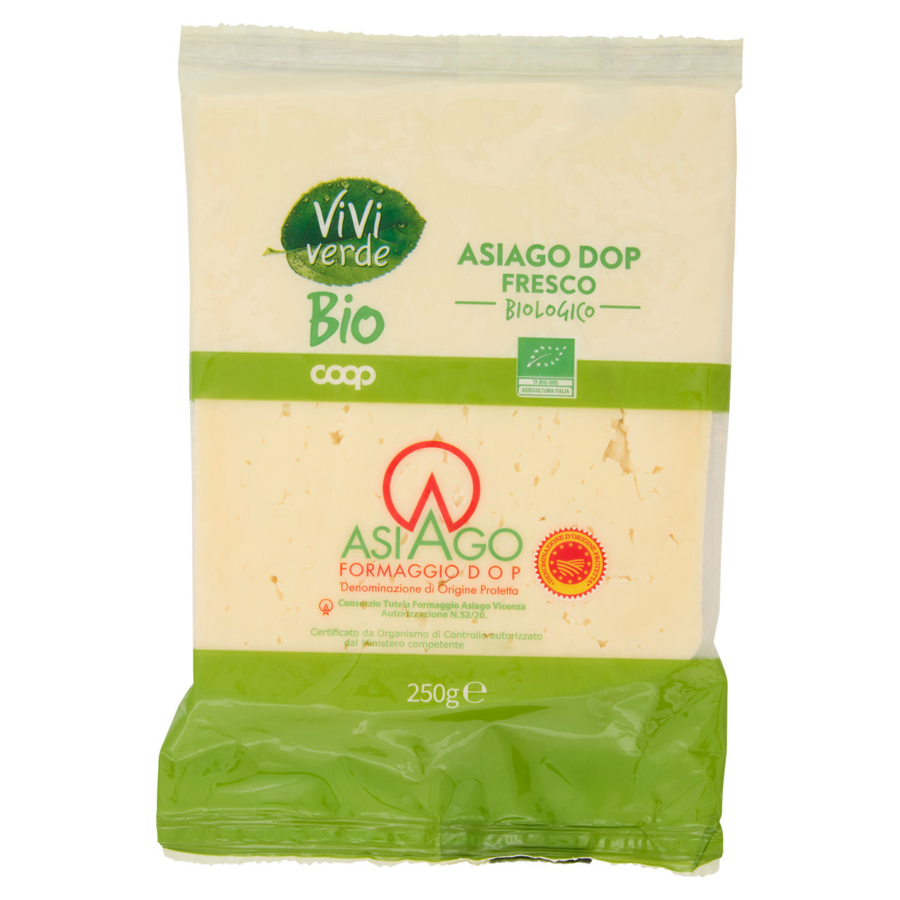 Formaggio Asiago DOP fresco bio 250 gr - Immagine 01