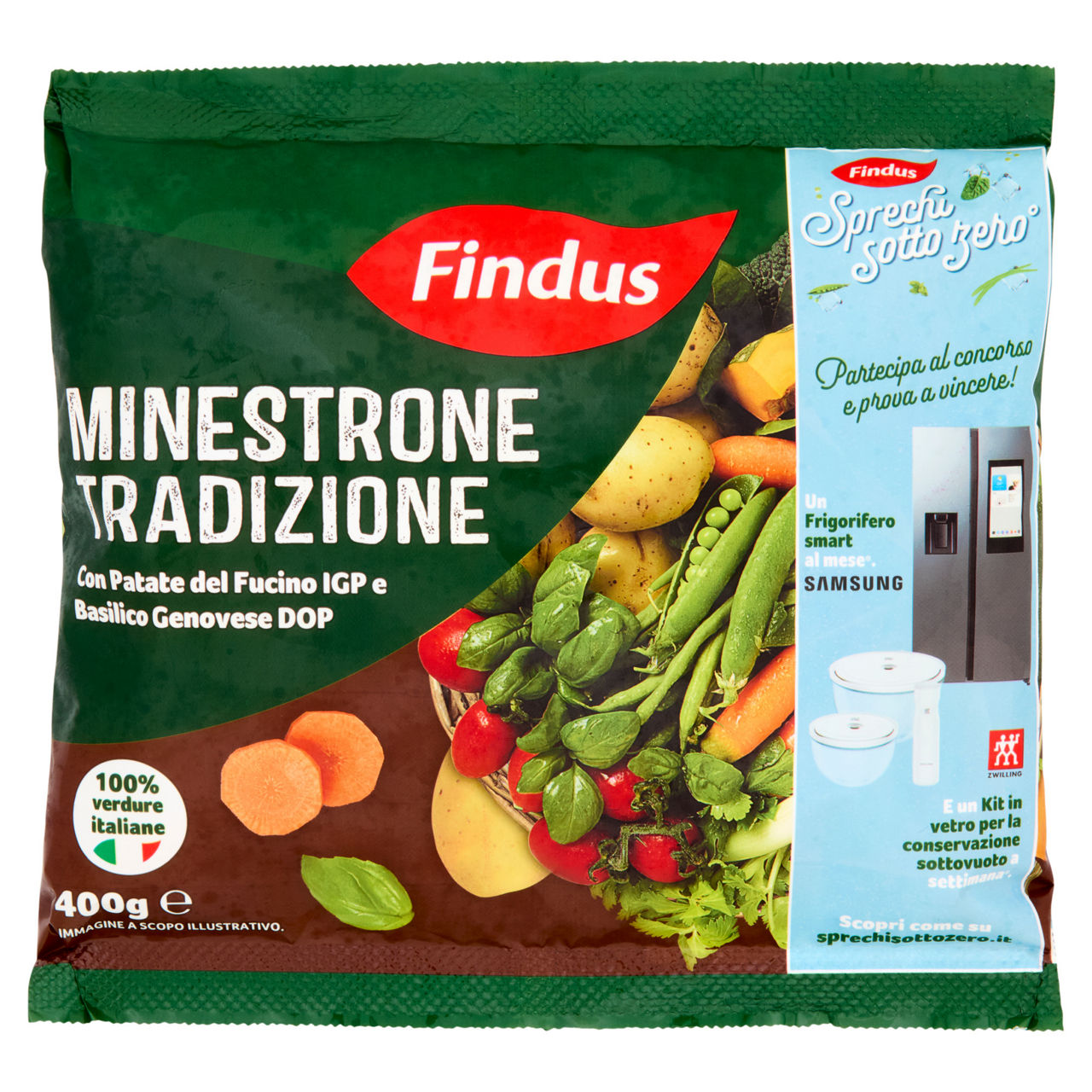 Minestrone tradizionale surgelato 400 gr - Immagine 11