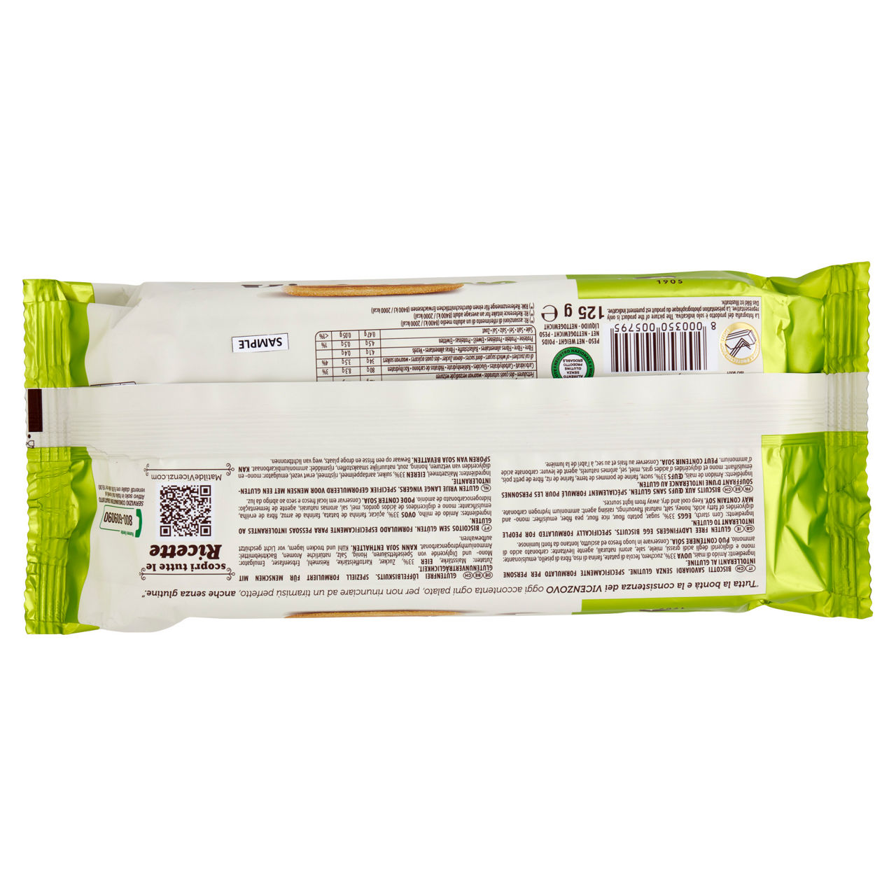 Biscotti Savoiardi Vicenzovo senza glutine 125 gr - Immagine 31