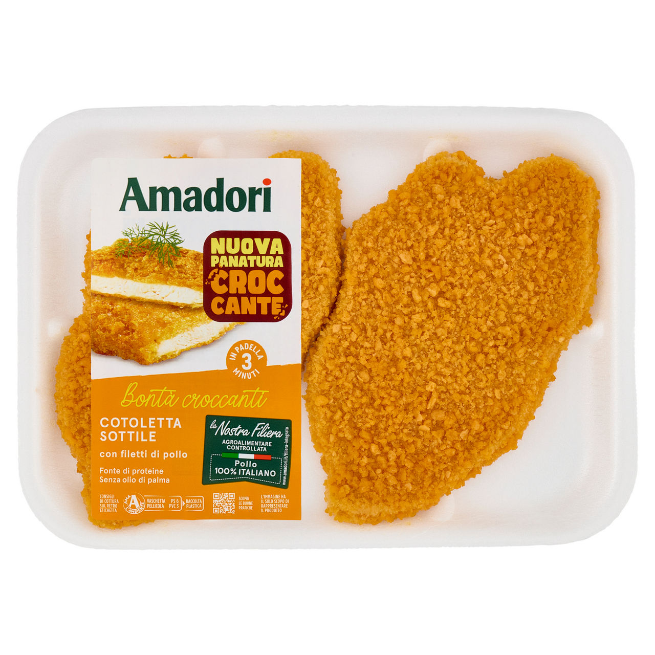 Cotolette sottili di filetti di pollo 300 gr