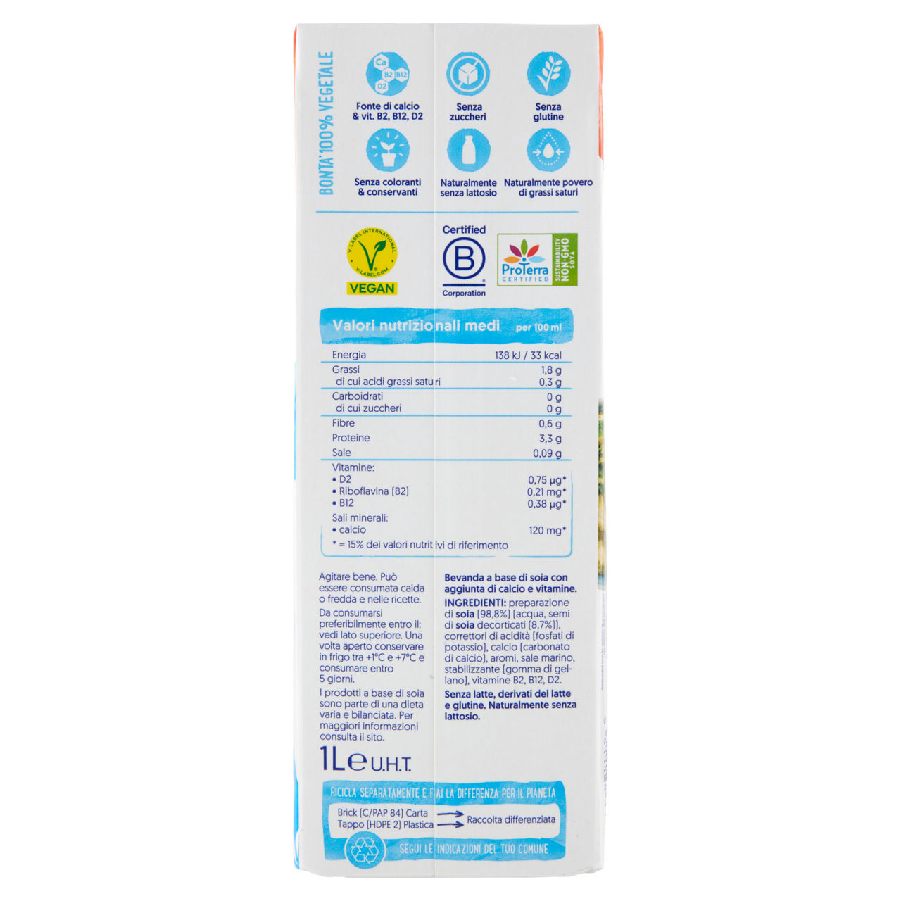 Bevanda di soia senza zuccheri 1 lt - Immagine 21