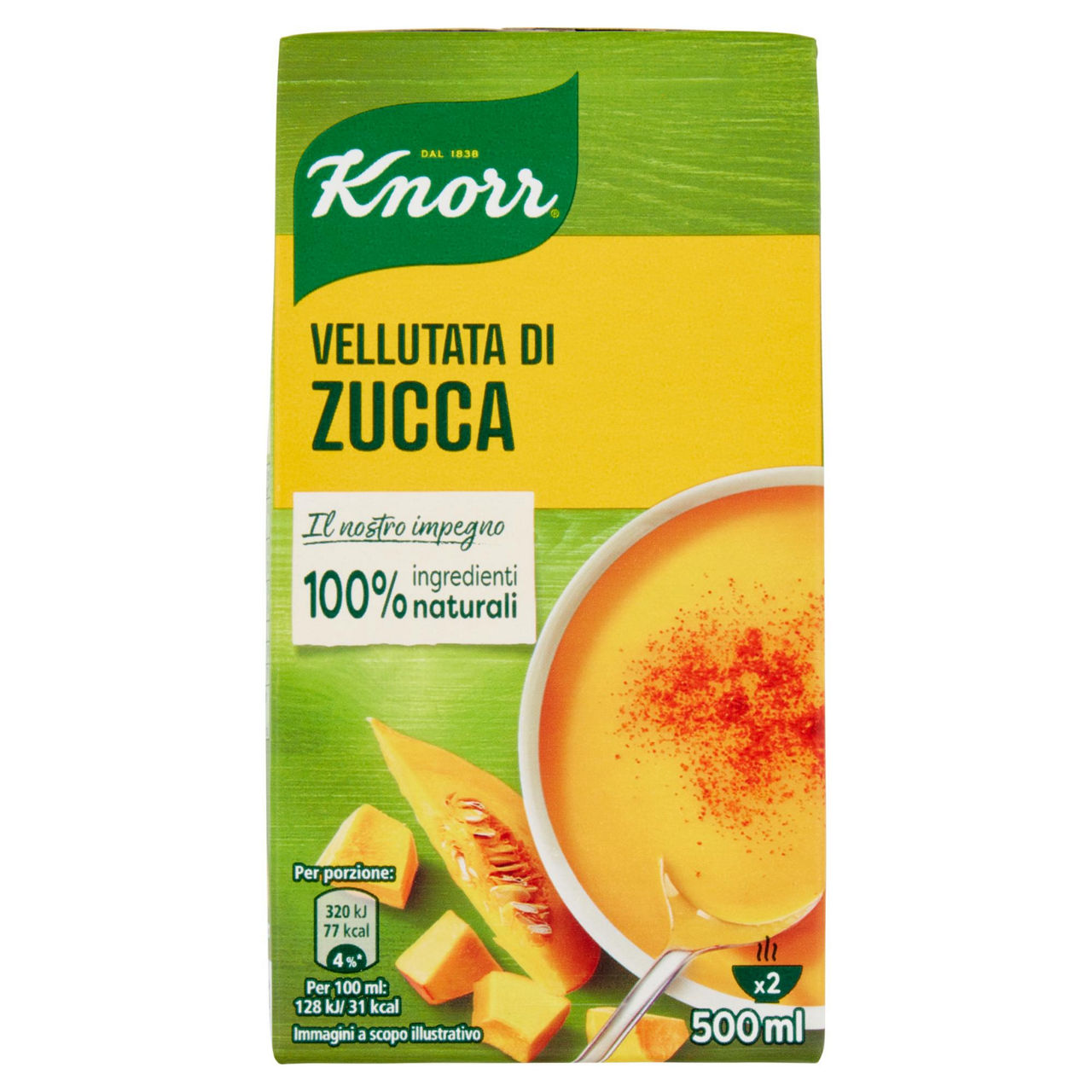 Vellutata zucca knorr brick ml.500 - Immagine 01