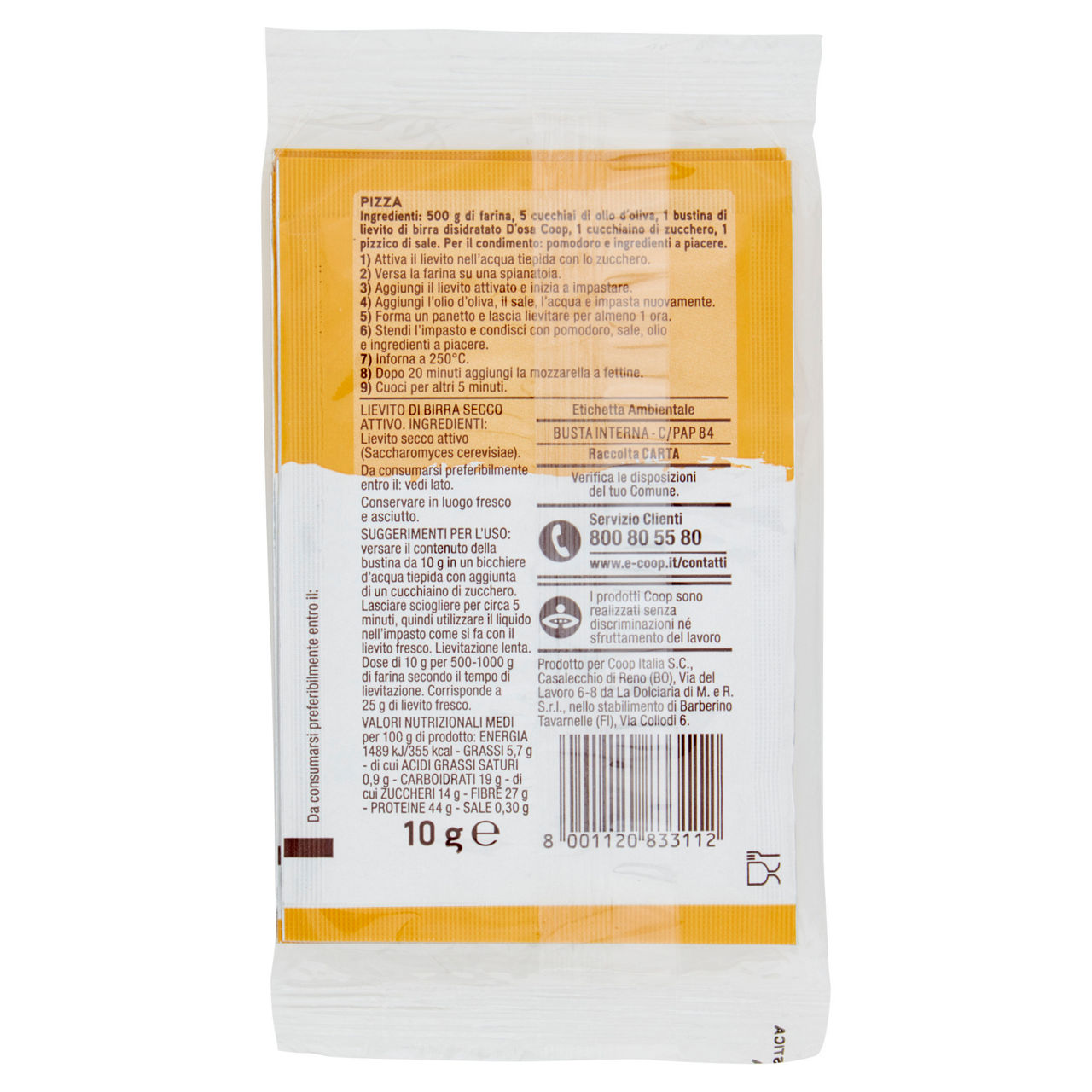 Lievito di birra disidratato 3 pz 30 gr - Immagine 41