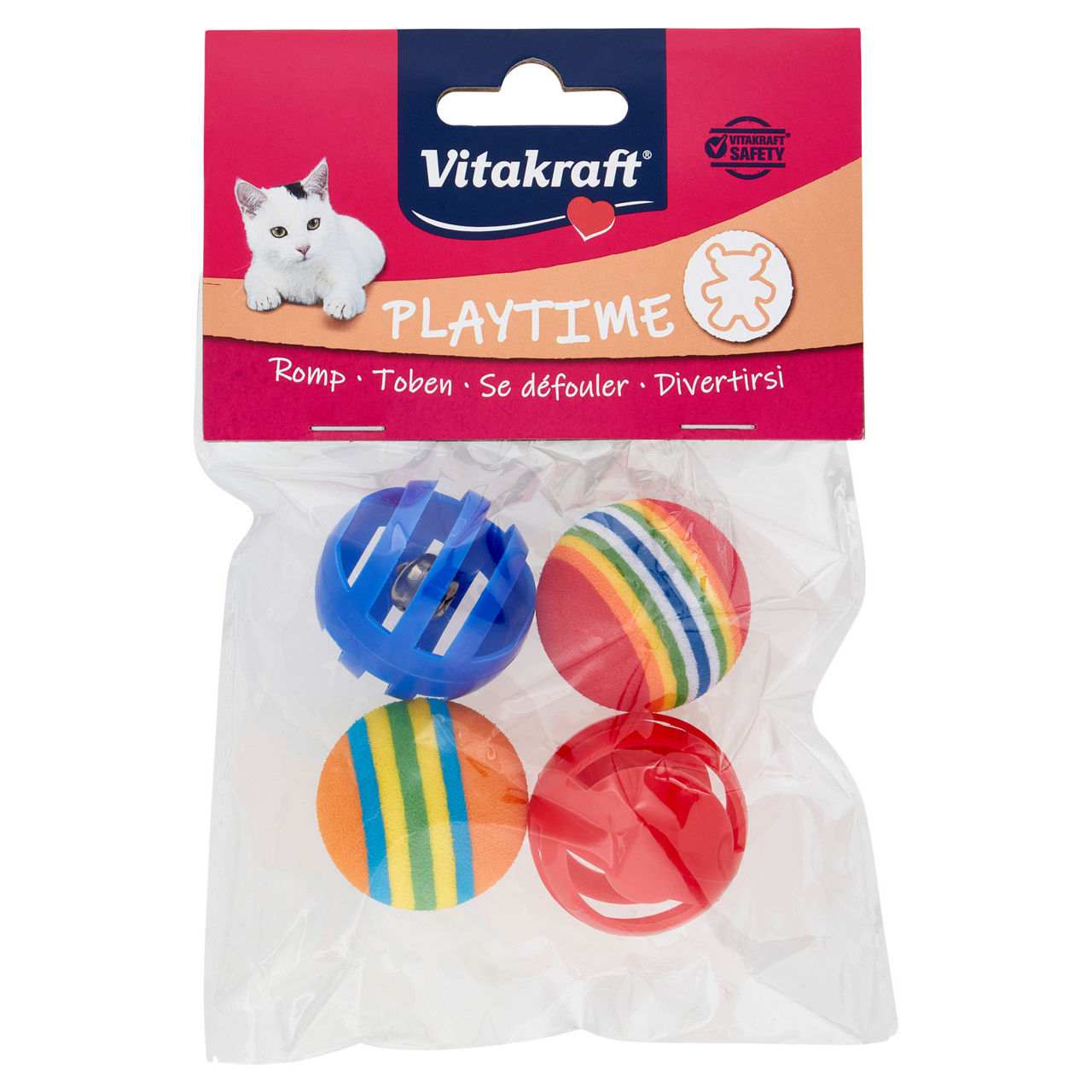 Gioco palle con sonaglio vitakraft - Immagine 01