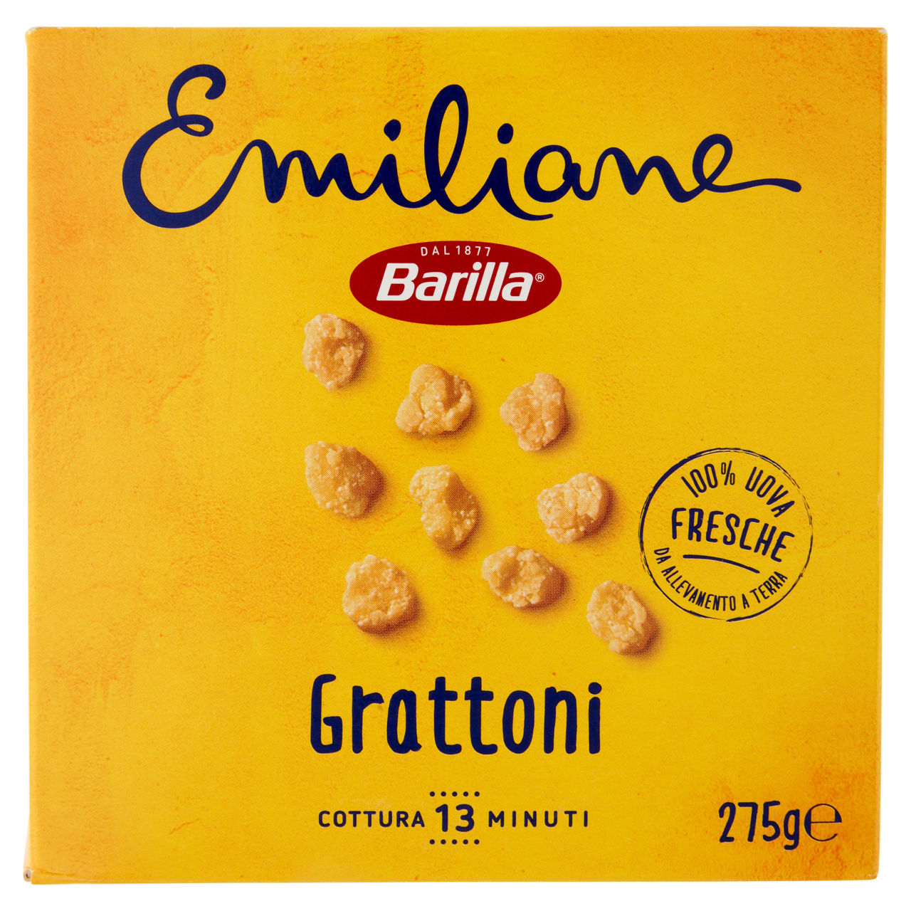 Pasta all'uovo grattoni 275 gr - Immagine 01