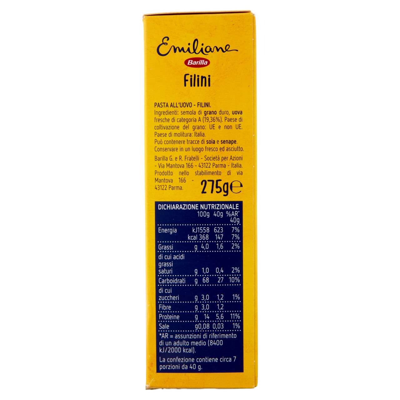 Filini pasta all'uovo 275 gr - Immagine 11