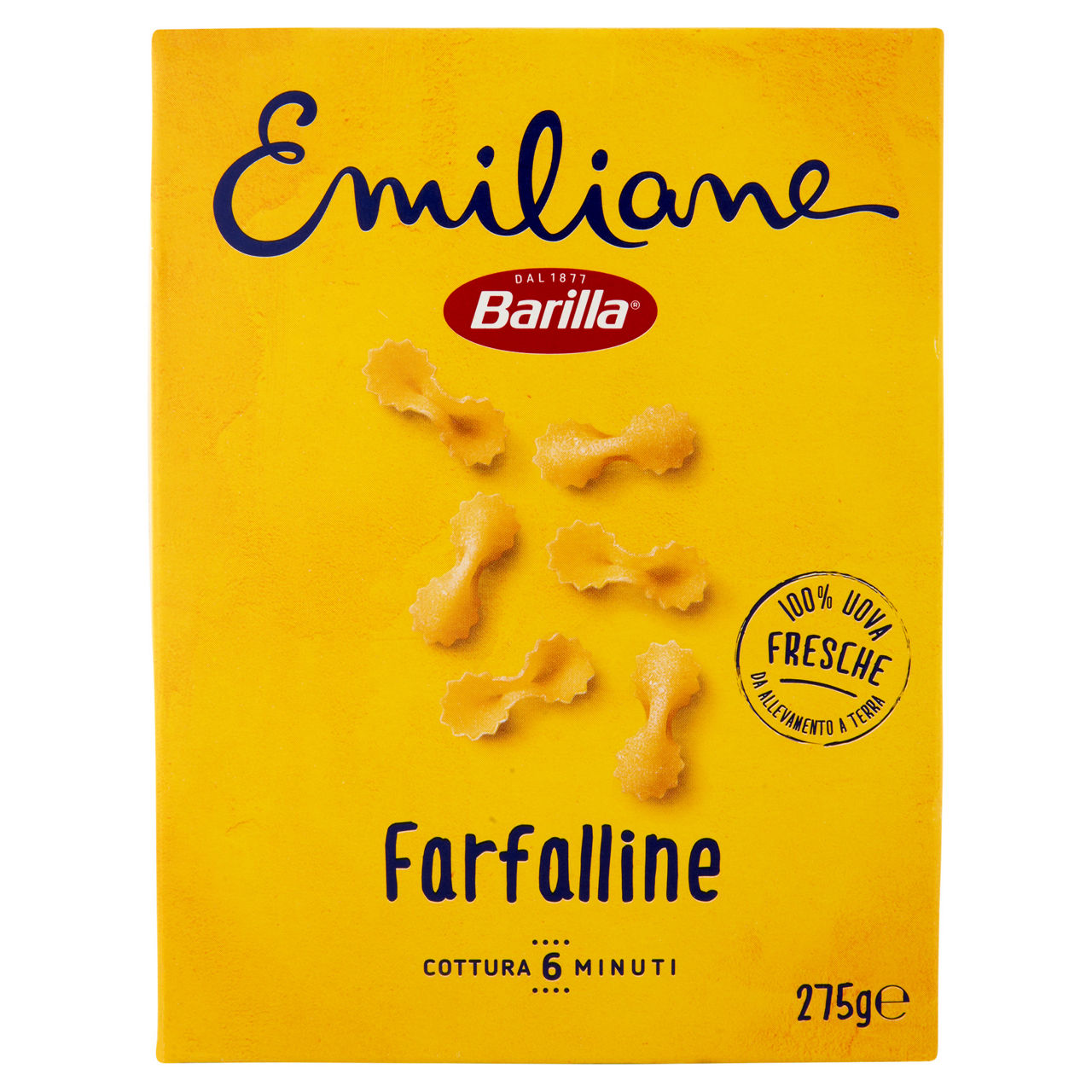 Pasta all'uovo farfalline 275 gr - Immagine 01