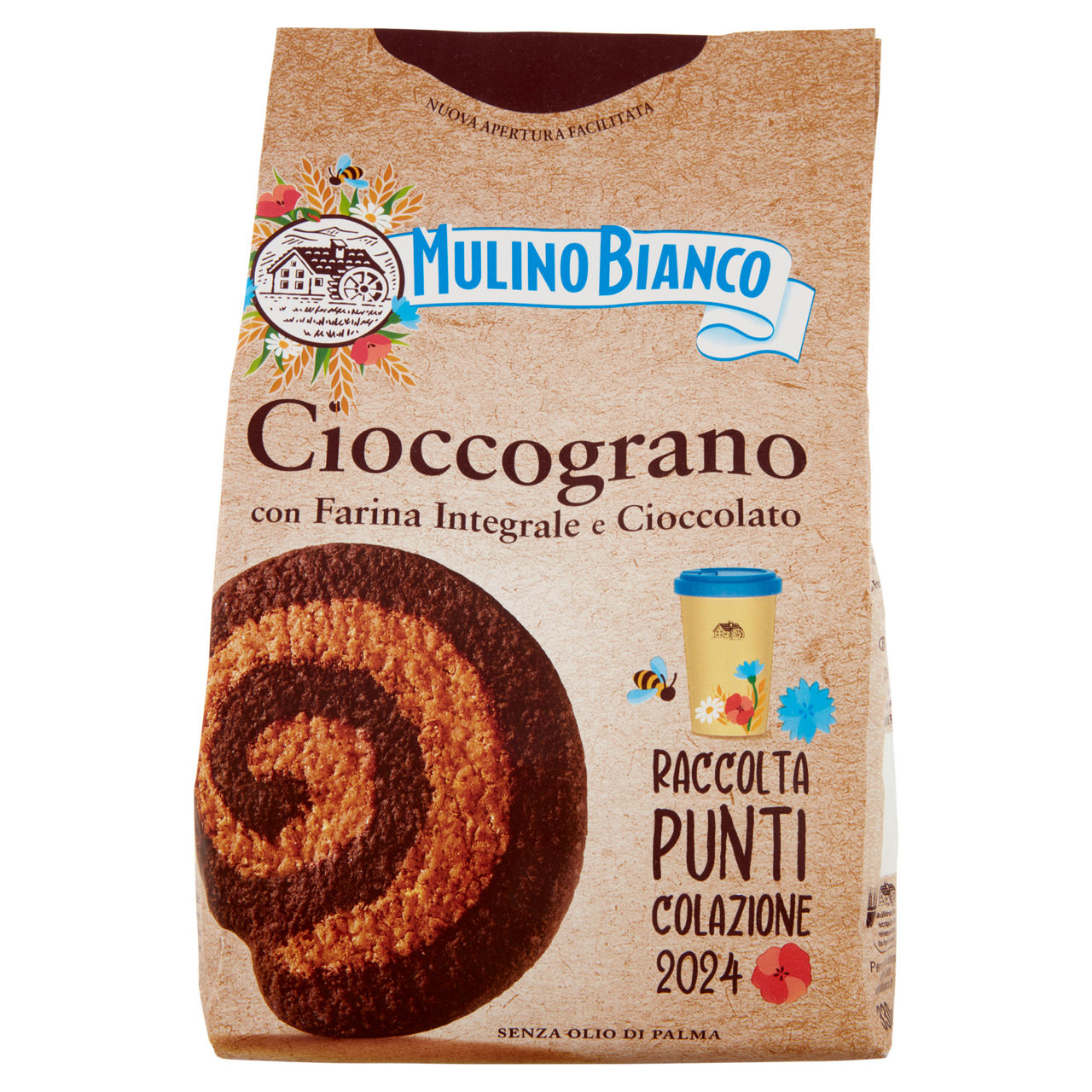 Biscotti Cioccograno con farina integrale e cioccolato 330 gr - Immagine 01