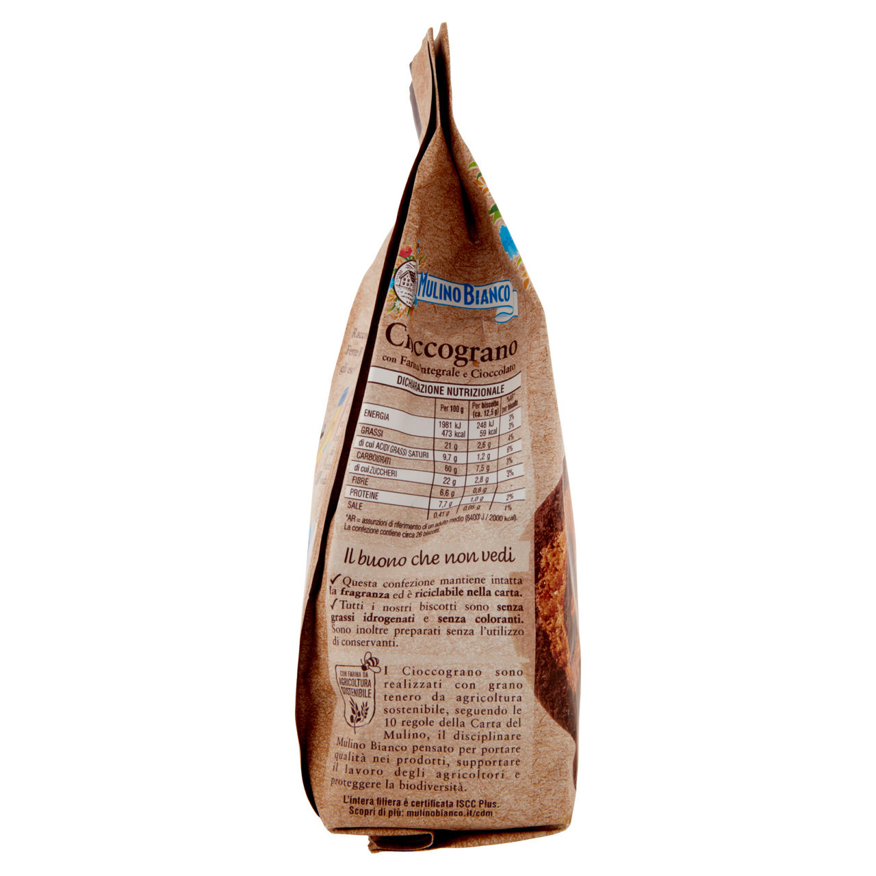 Biscotti Cioccograno con farina integrale e cioccolato 330 gr - Immagine 11
