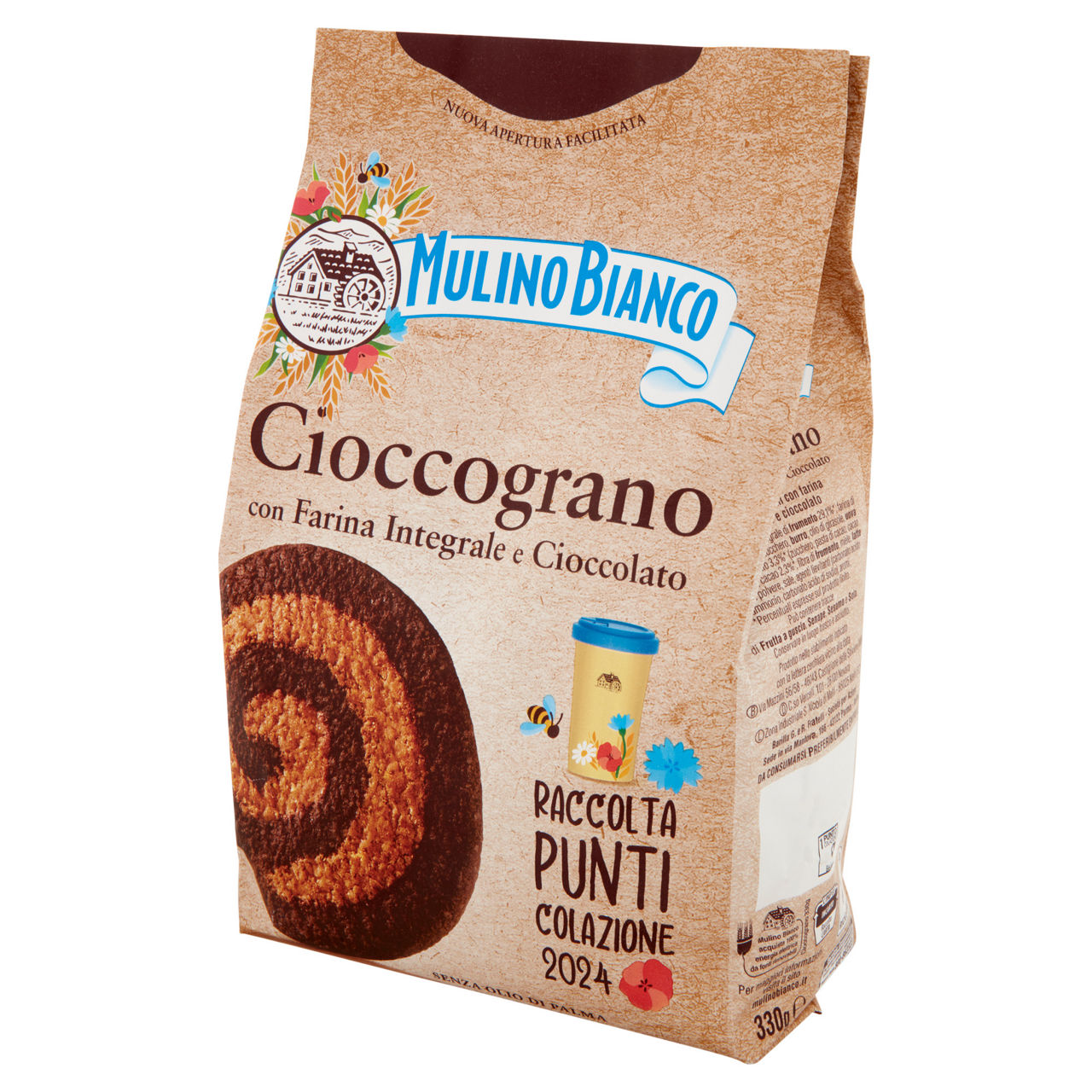Biscotti Cioccograno con farina integrale e cioccolato 330 gr - Immagine 61