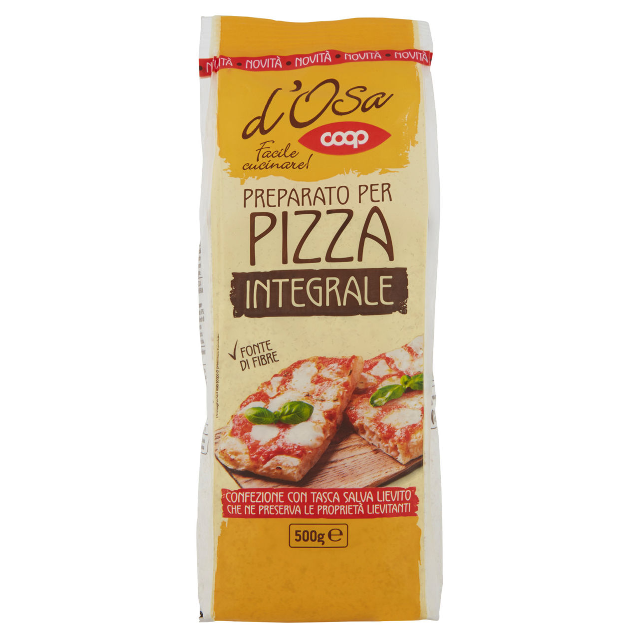 Preparato per pizza integrale 500 gr - Immagine 01