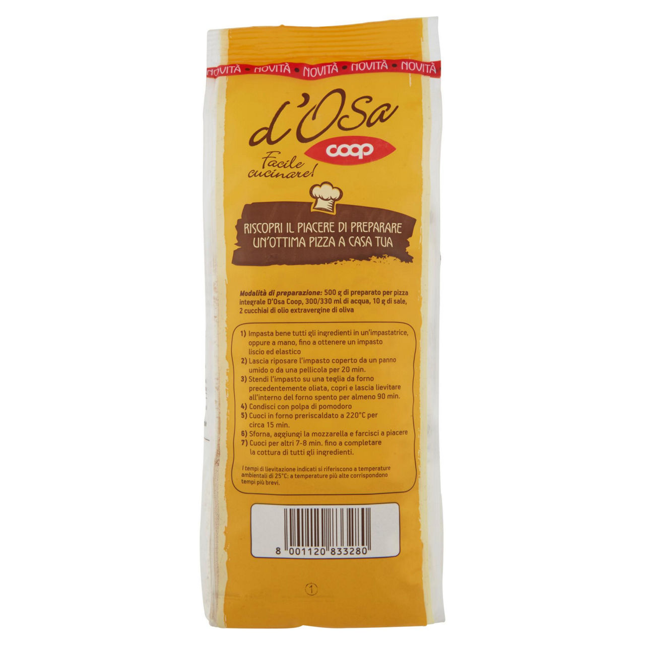 Preparato per pizza integrale 500 gr - Immagine 101