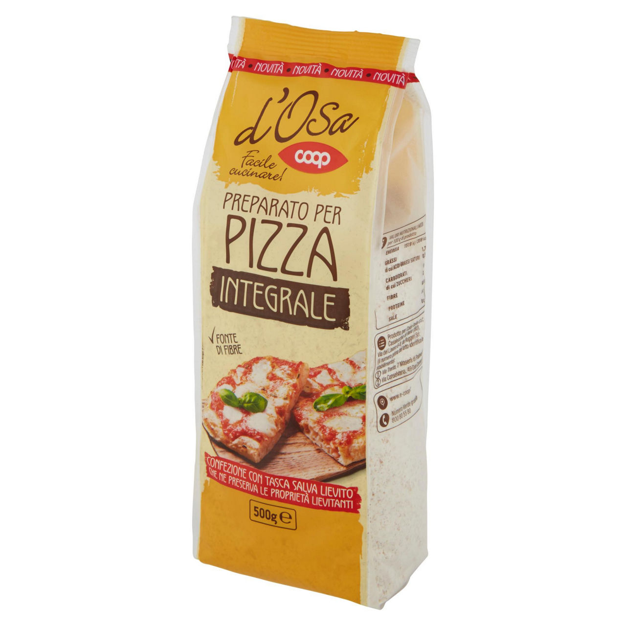 Preparato per pizza integrale 500 gr - Immagine 31
