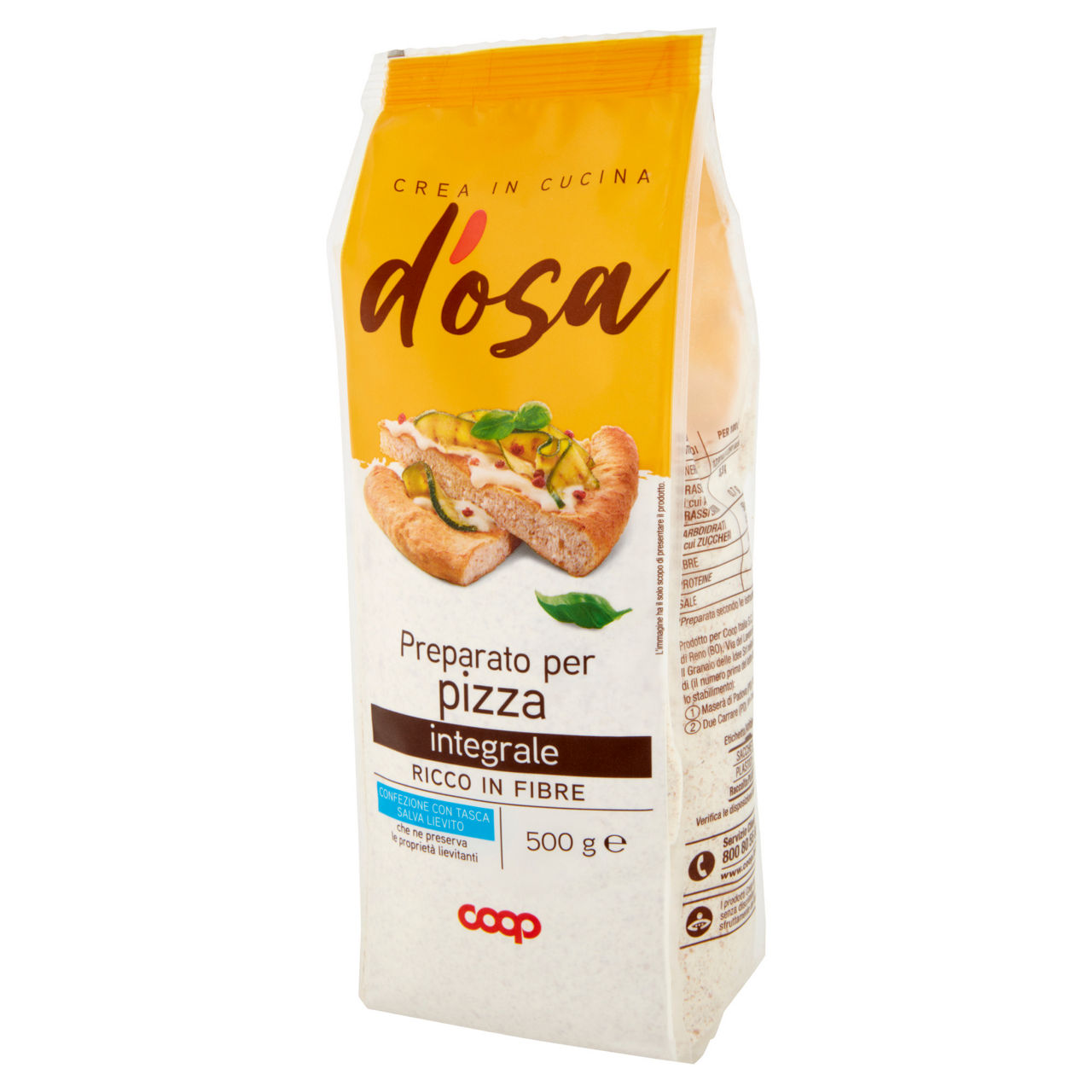 Preparato per pizza integrale 500 gr - Immagine 71