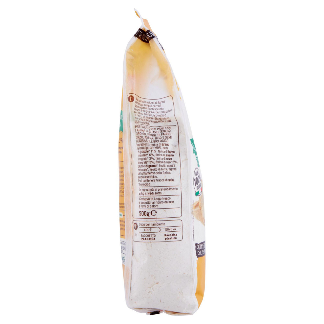 Preparato per pane ai 5 cereali bio 500 gr - Immagine 81