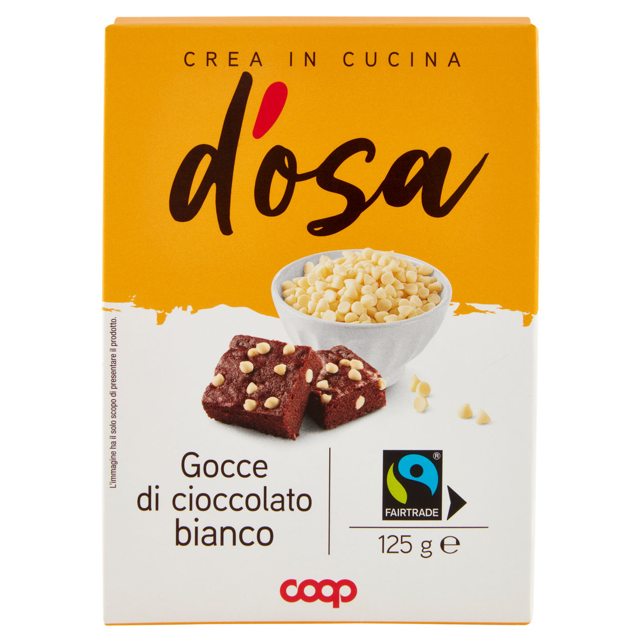 Gocce di cioccolato bianco 125 gr - Immagine 01
