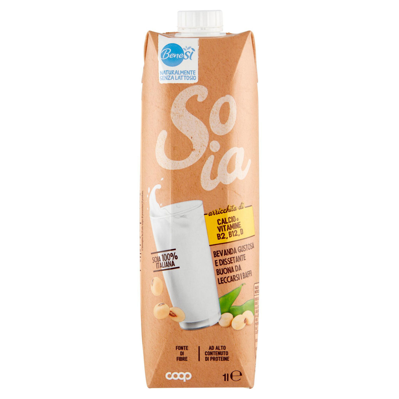 Bevanda di soia arricchita di calcio e vitamine 1 lt