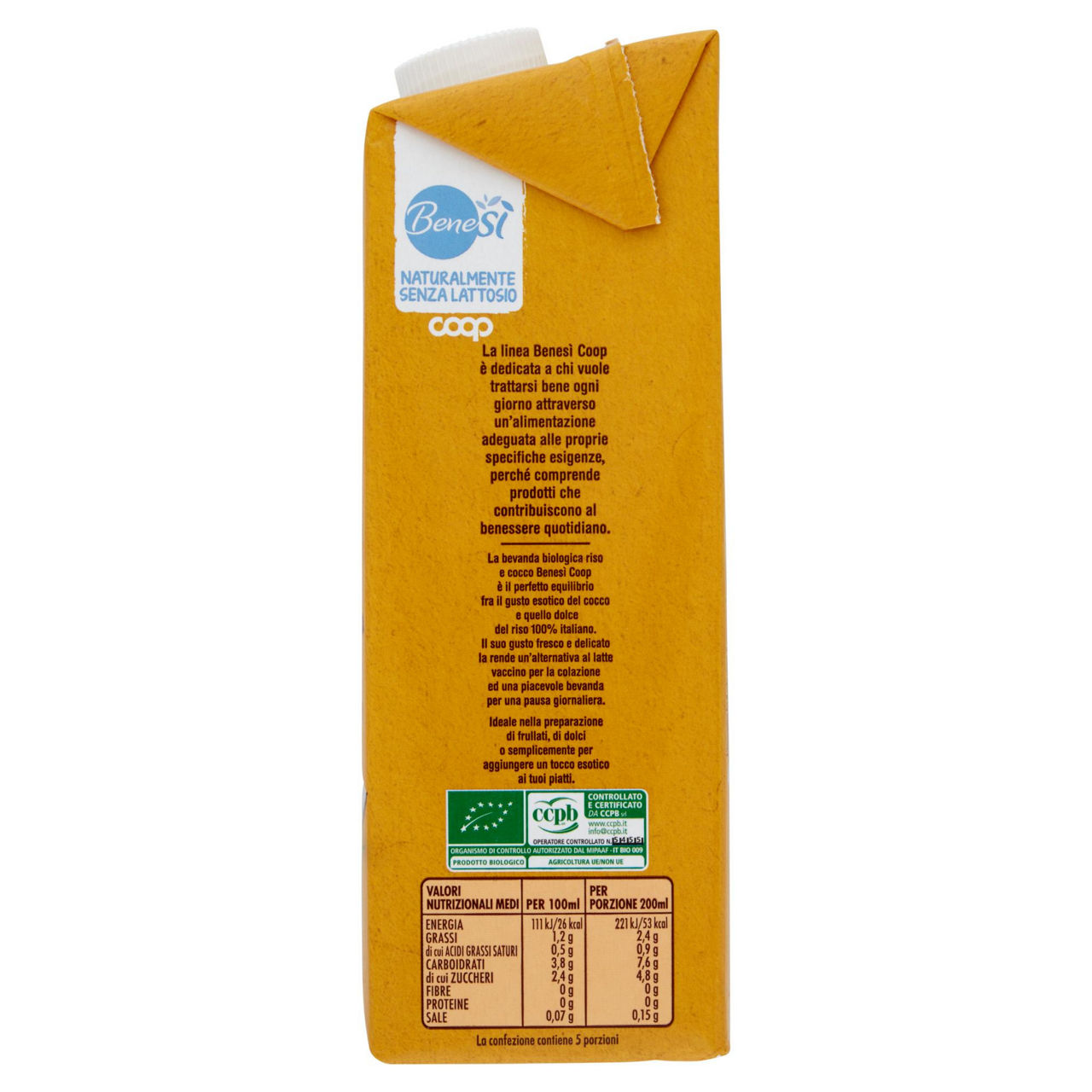 Bevanda di cocco e riso bio 1 lt - Immagine 31