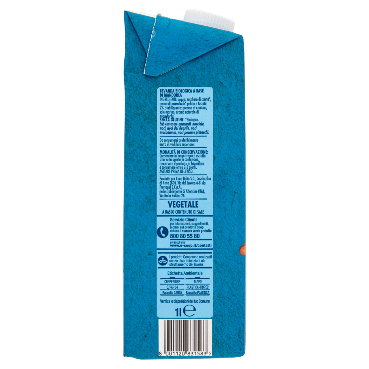 Bevanda di mandorla bio 1 lt - Immagine 11